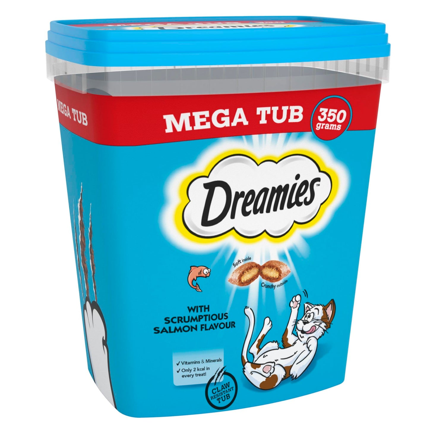 Dreamies Salmon Mega Tub Cat Treats