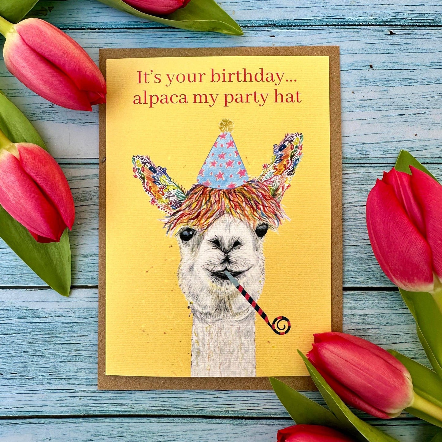 Alpaca Birthday |  Eco Friendly Gift Card