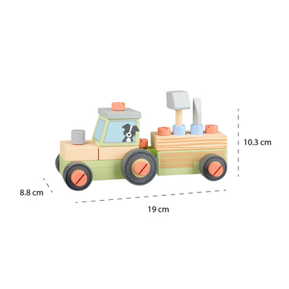 Buildable Wooden Tractor