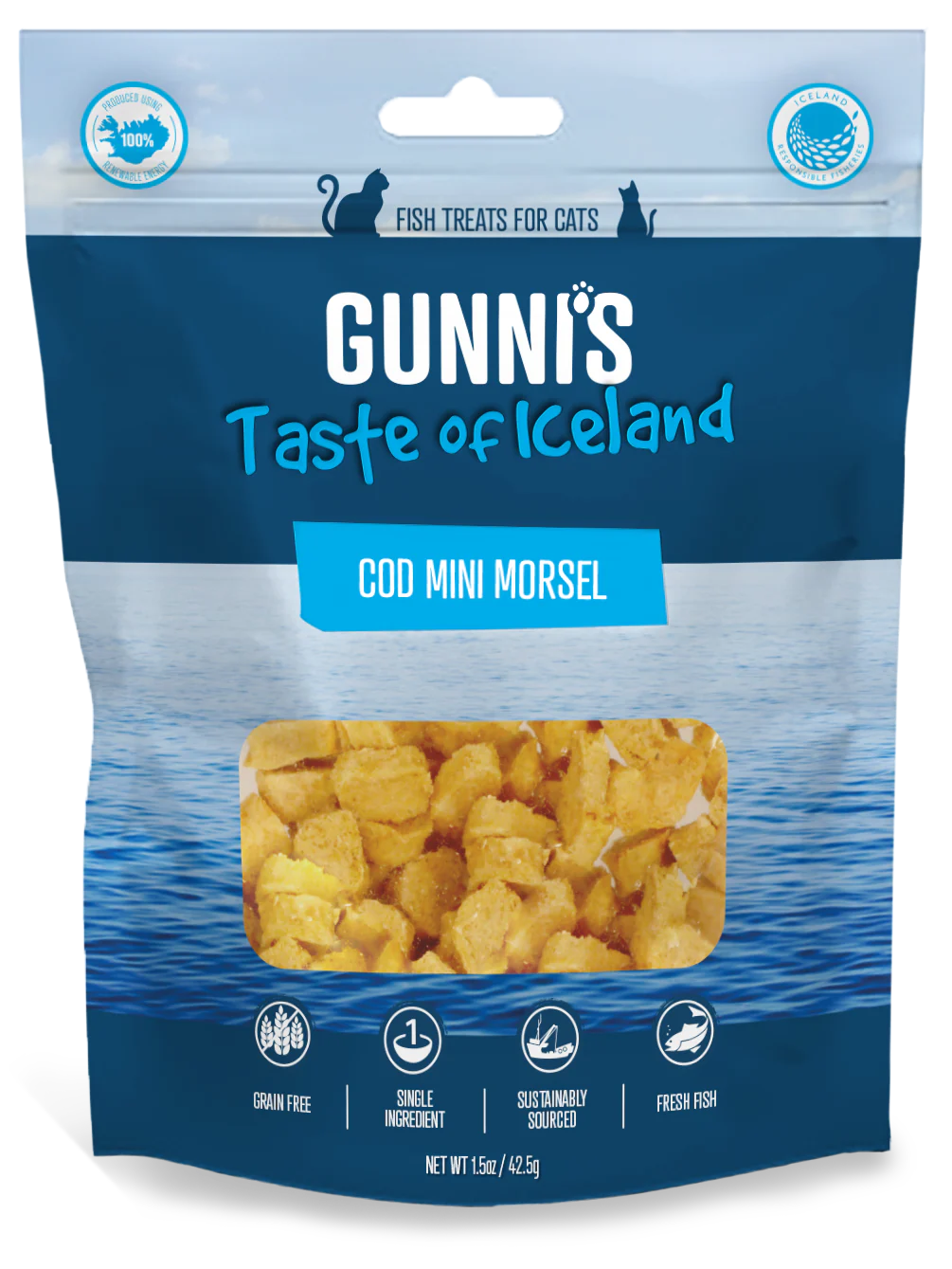 Gunni's Cod Mini Morsels Cat Treats