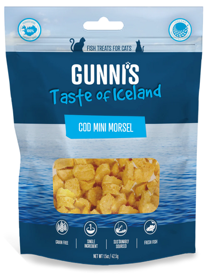 Gunni's Cod Mini Morsels Cat Treats