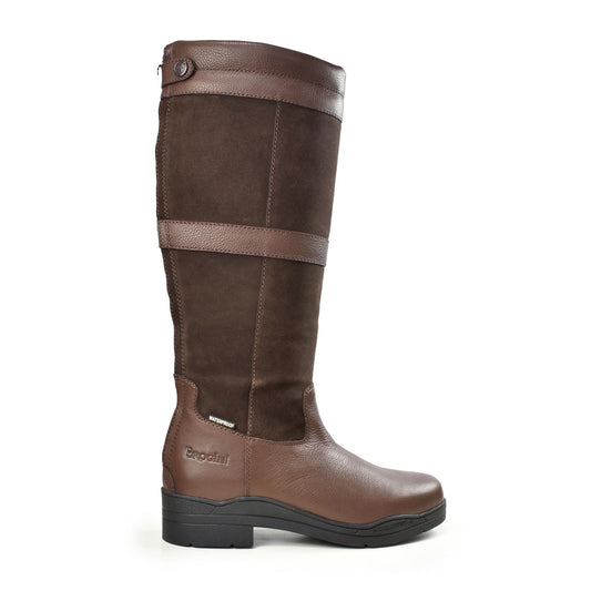 Brogini Wb180 Hollingworth Zipped Country Boots Brown Regular