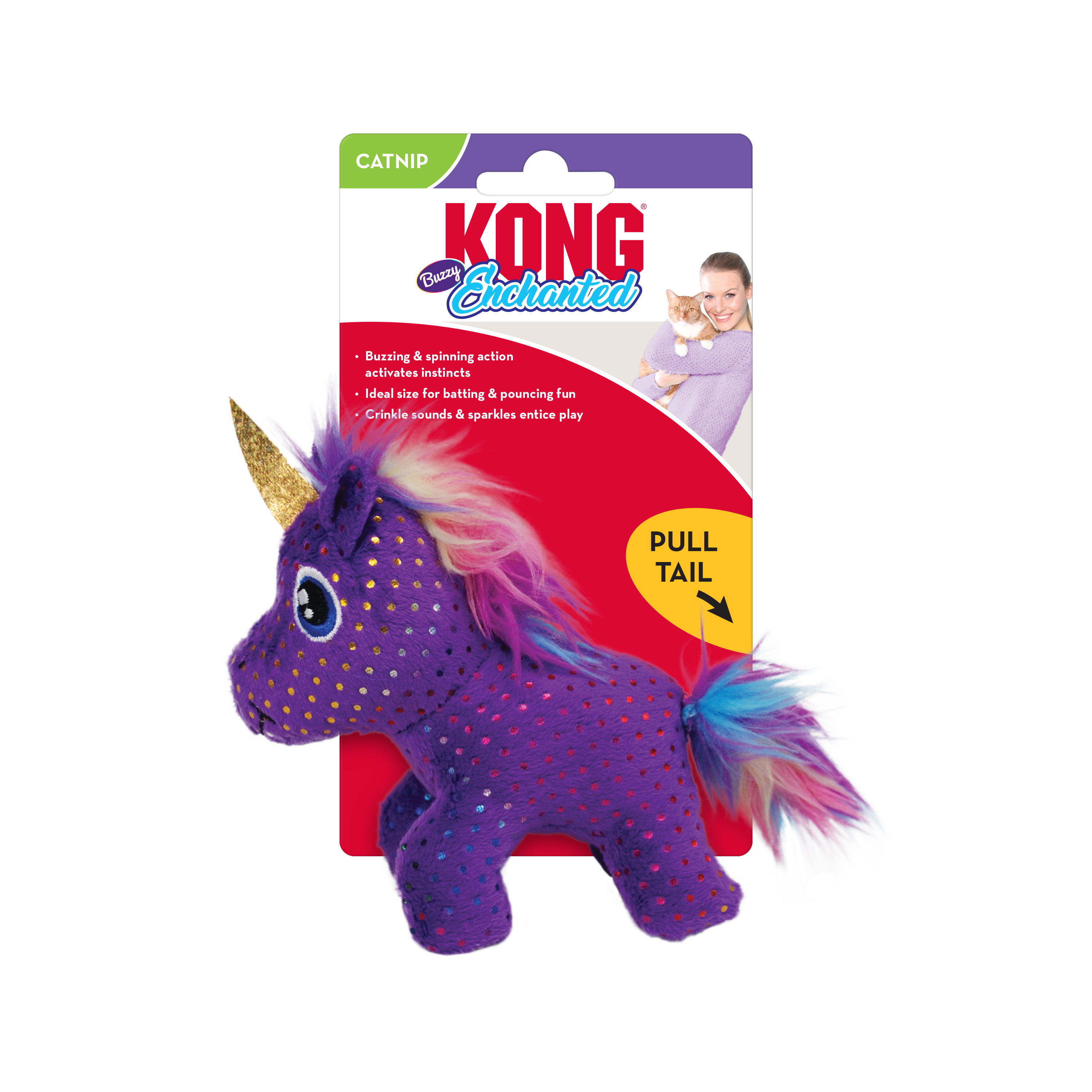 KONG Cat Enchanted Unicorn Toy