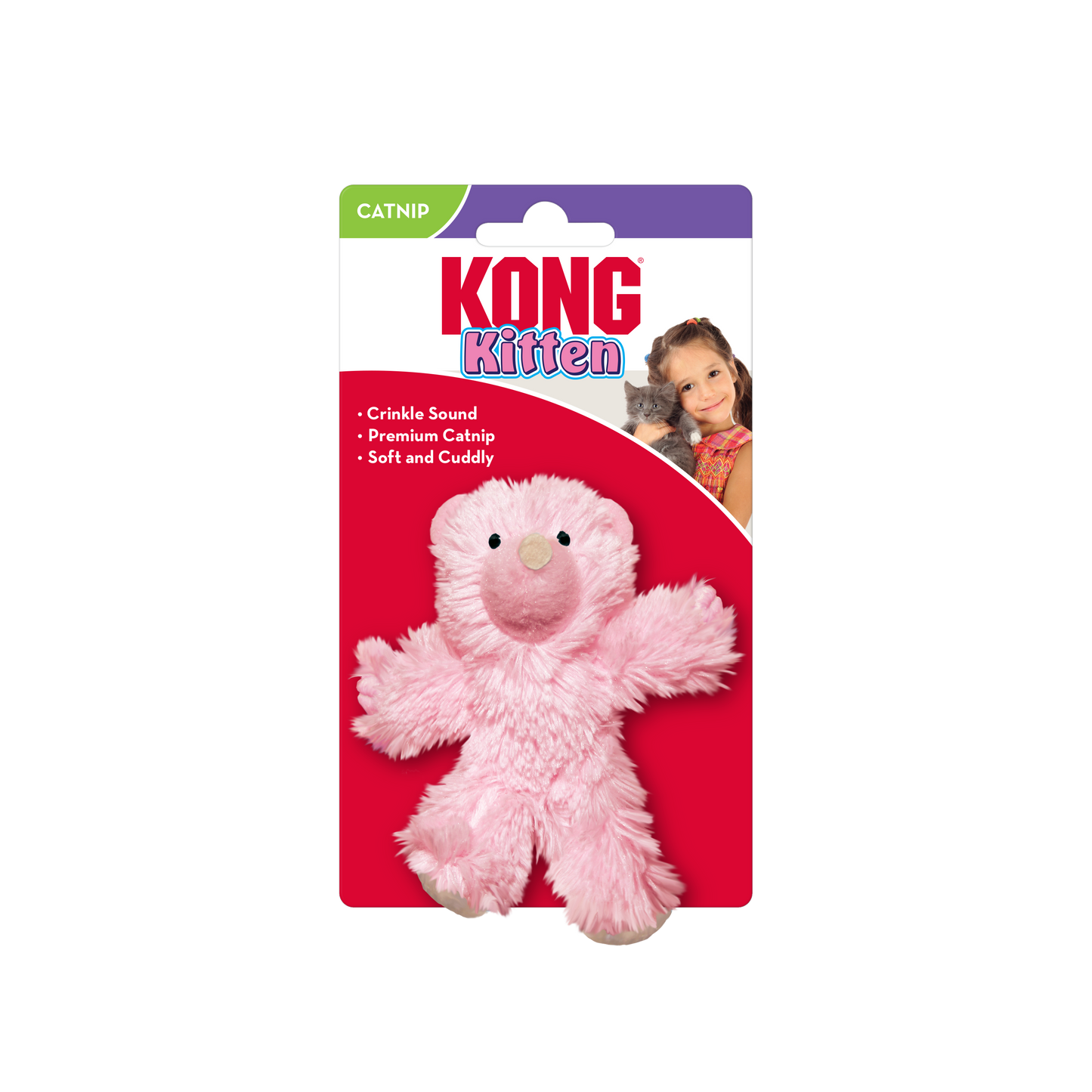 KONG Kitten Teddy Bear Toy