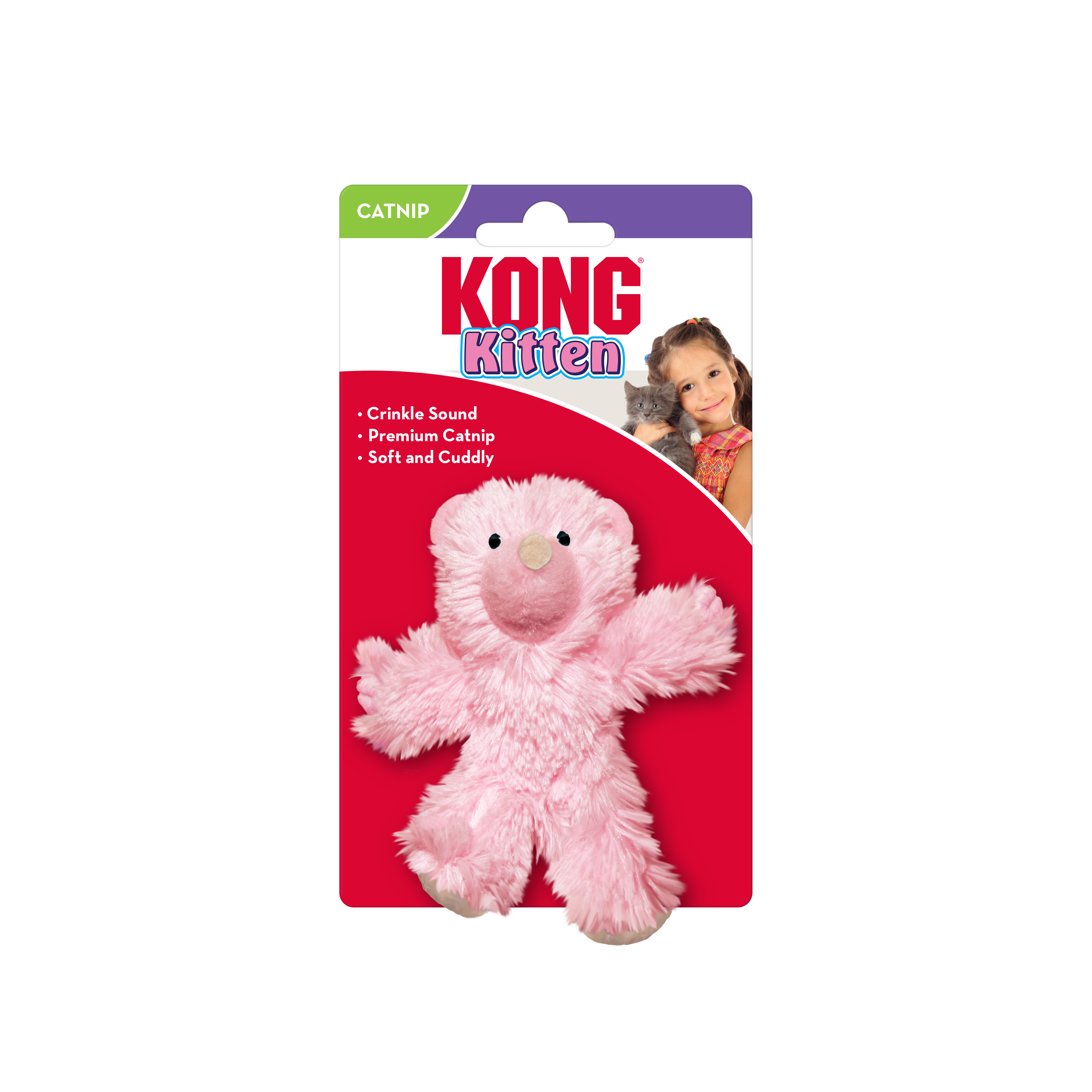KONG Kitten Teddy Bear Toy