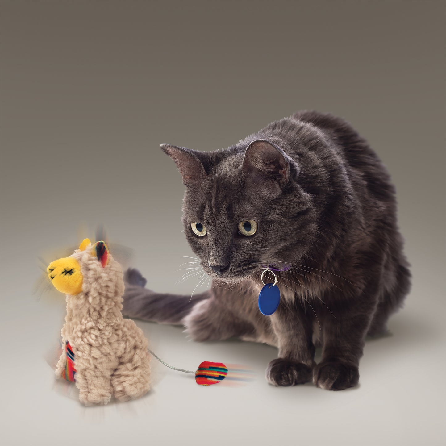 KONG Cat Softies Buzzy Llama Toy