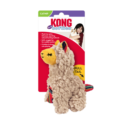 KONG Cat Softies Buzzy Llama Toy