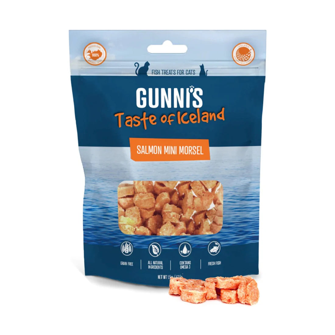 Gunni's Salmon Mini Morsels Cat Treats