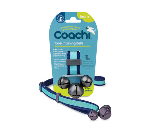 Coachi Toilet Training Bells - Navy/Light Blue