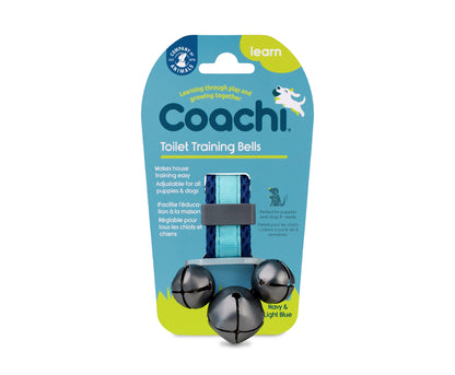 Coachi Toilet Training Bells - Navy/Light Blue