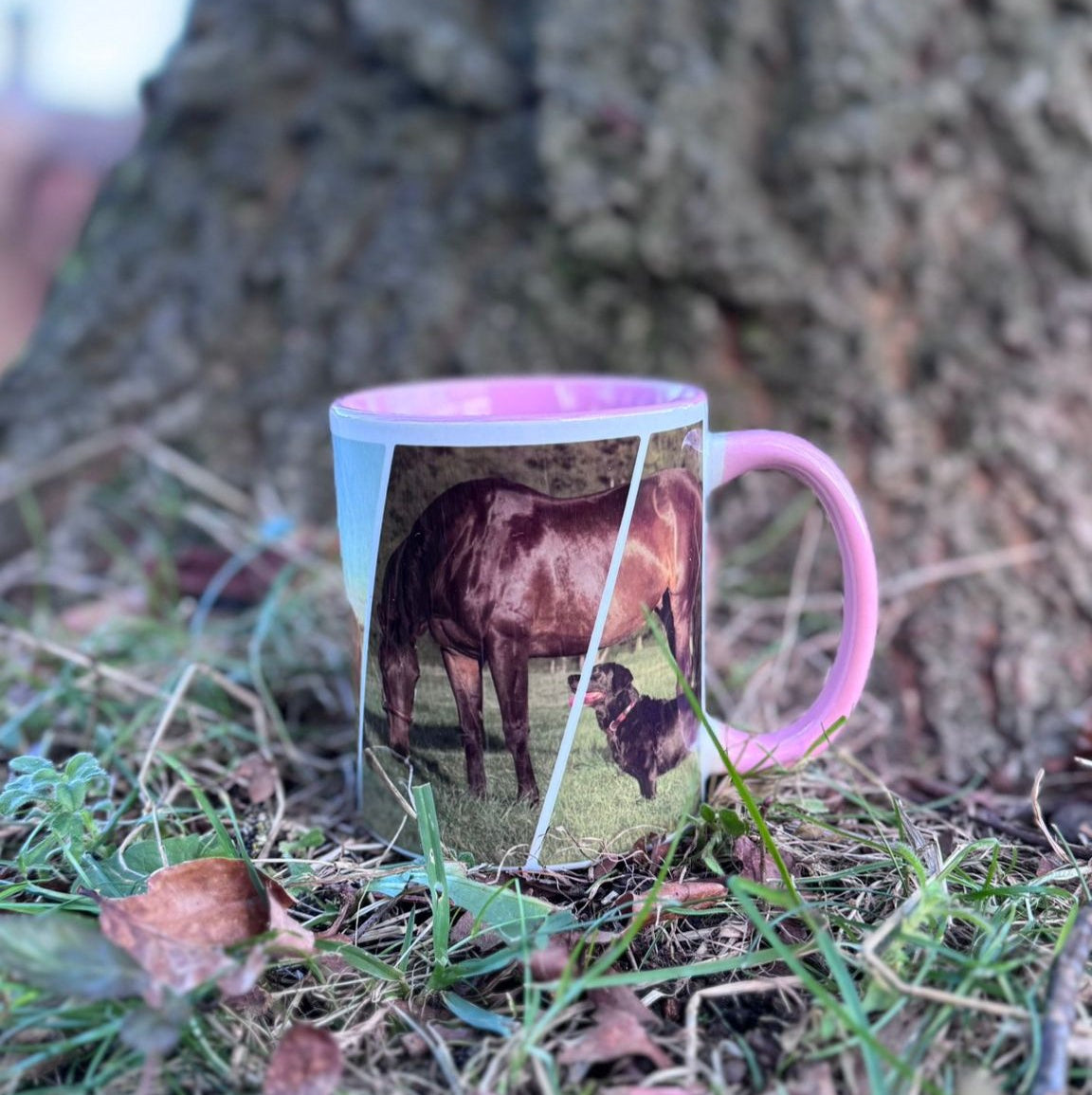 *Personalised* Diagonal Collage Photo Mug