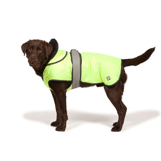 Danish Design Ultimate 2-in-1 Dog Coat Hi Vis Yellow