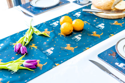 Emily Cole Muddy Paws Table Runner