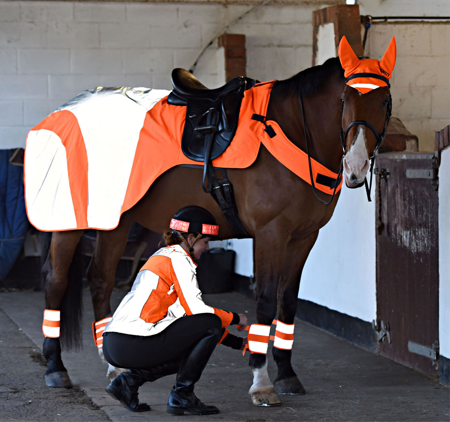 Equisafety Mercury Exercise Rug - Orange