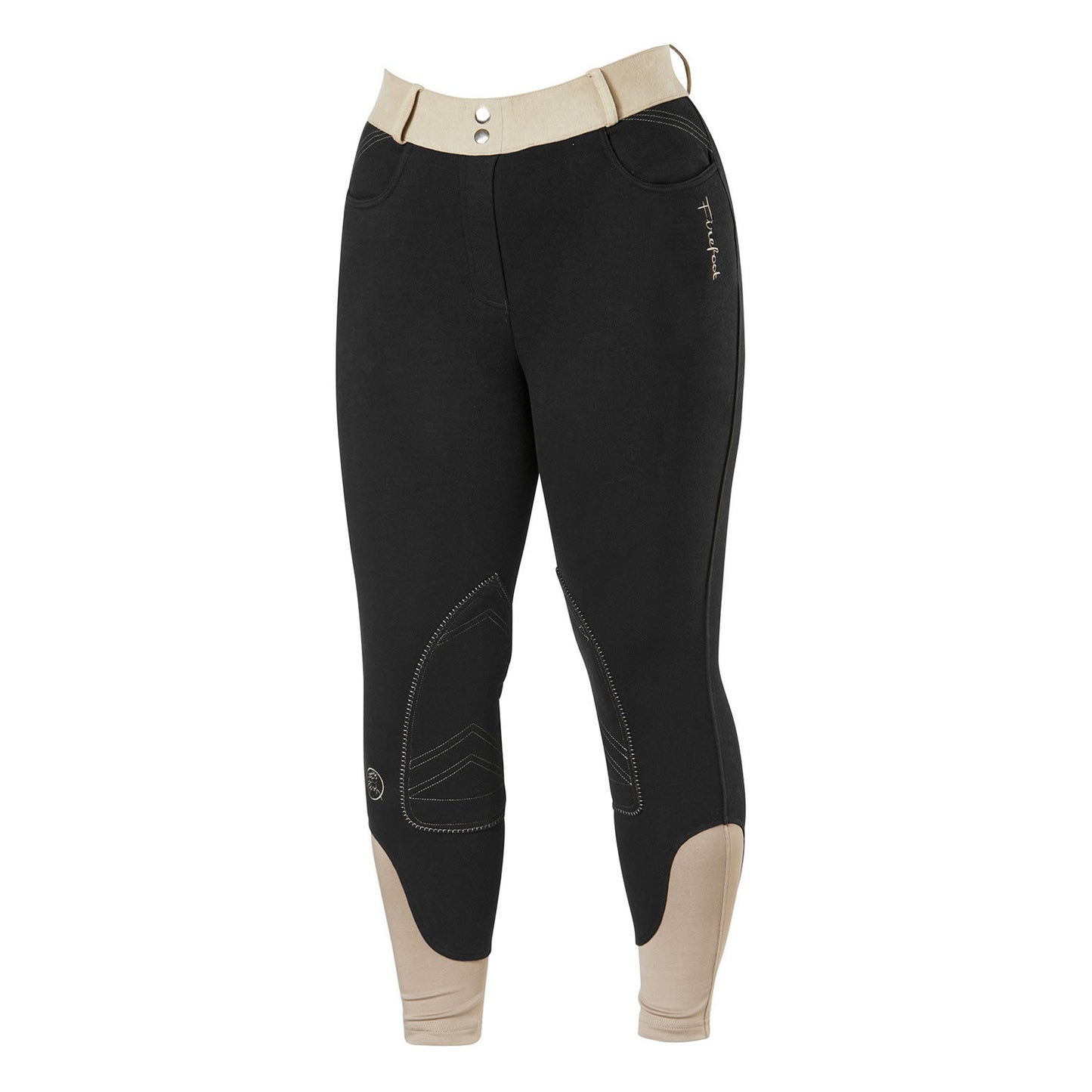 Firefoot Farsley Fleece Lined Breeches Kids Black/Mink