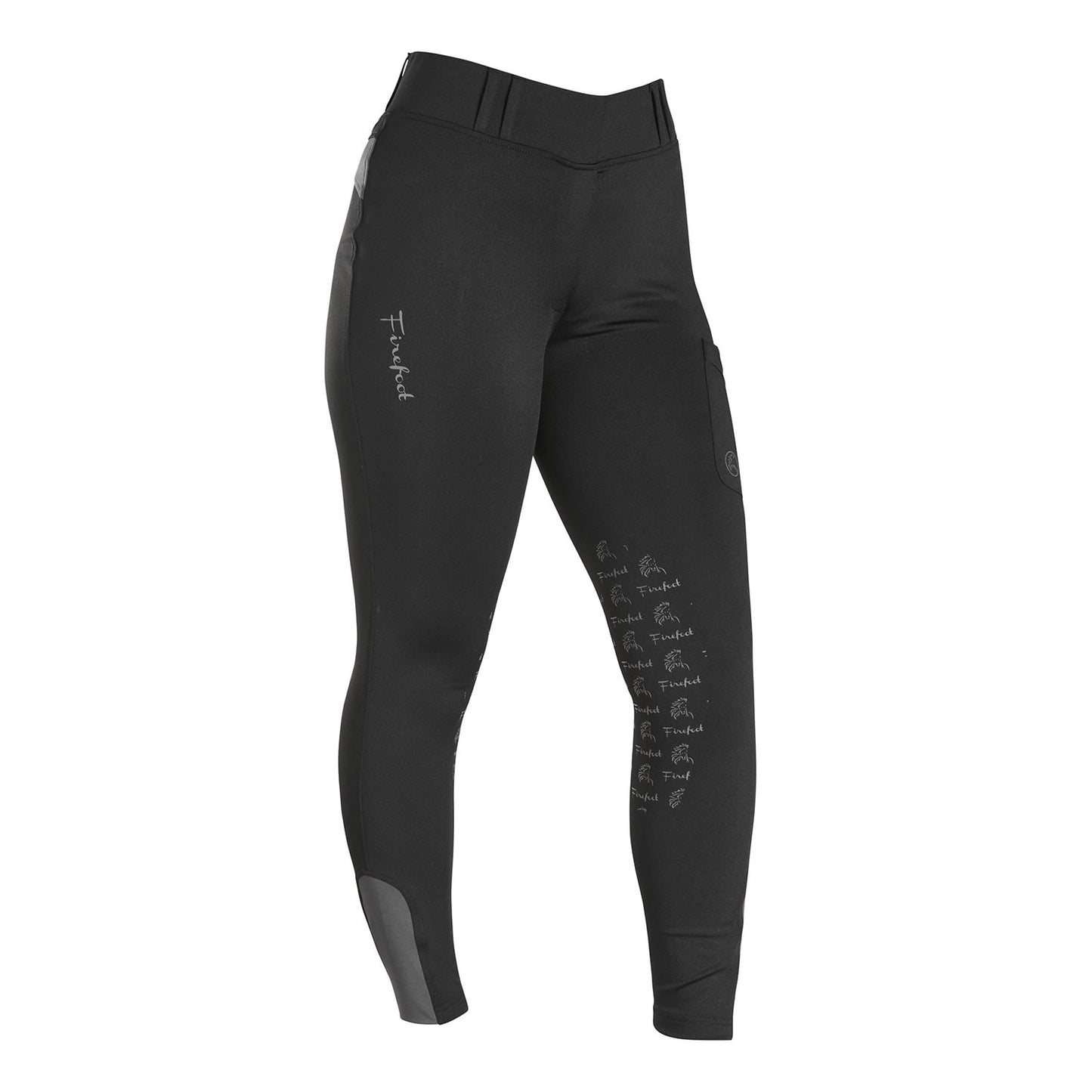 Firefoot Bankfield Basic Breeches Ladies Black / Grey