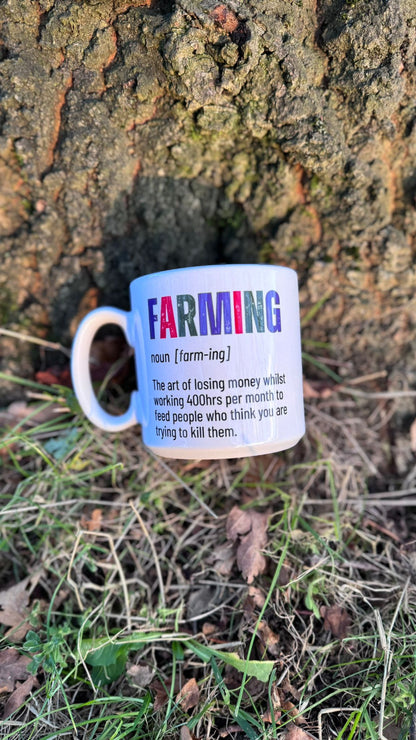 *Personalised* Farming Definition Dunkin' Mug