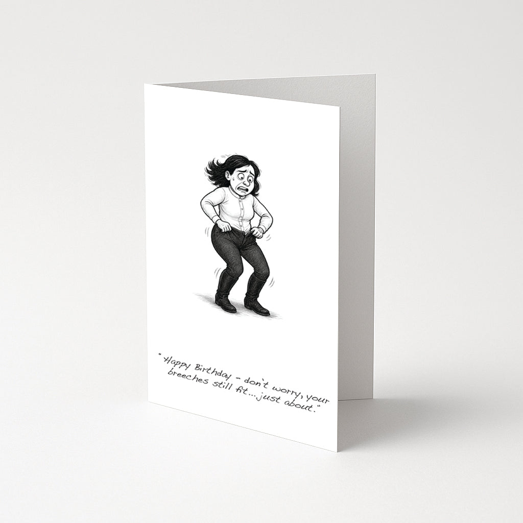 'Breeches' Greetings Card