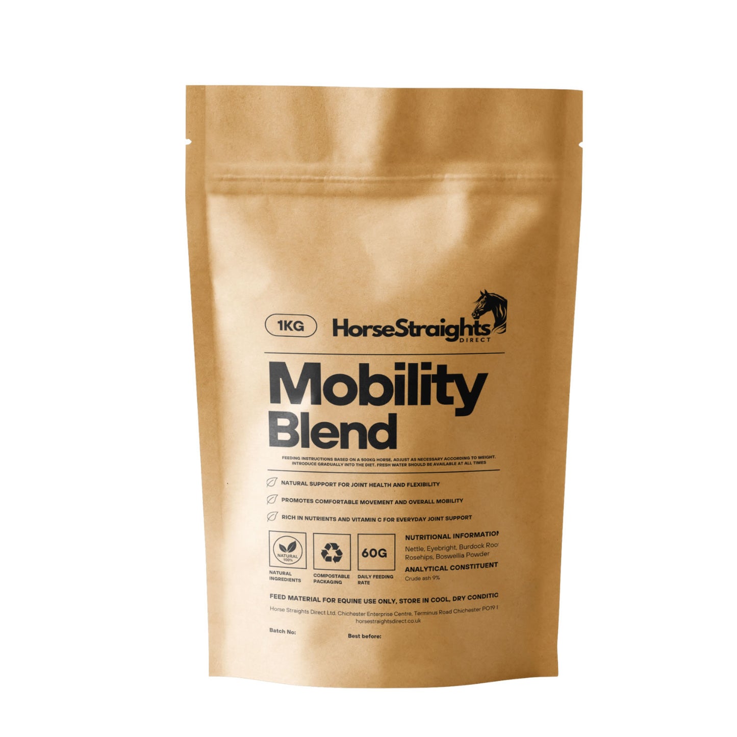 Horse Straights Direct Mobility Blend - 1KG