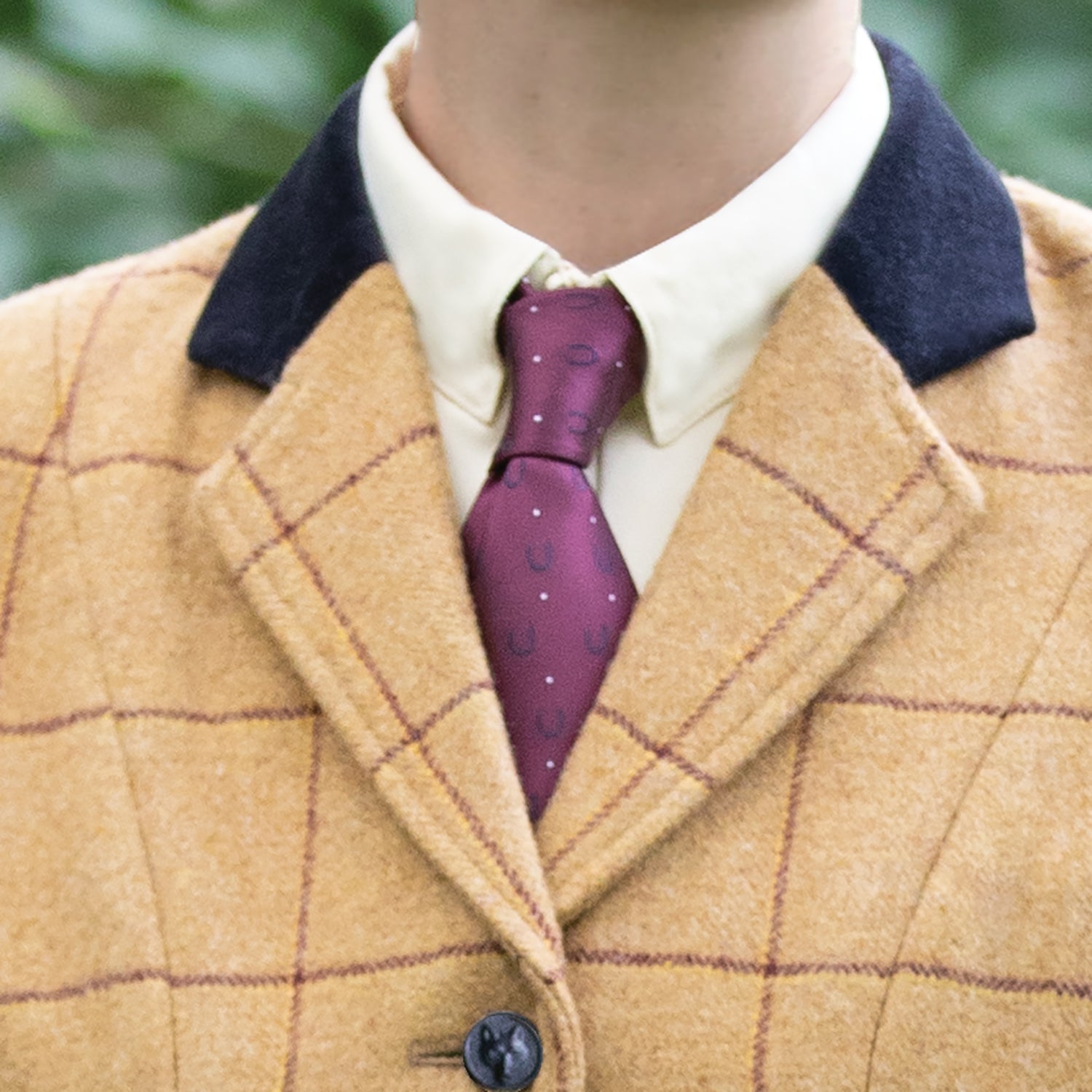 Junior Horseshoe Showing Tie - Available in 2 Colours