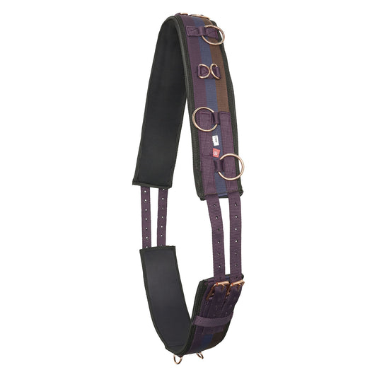 Imperial Riding Lunging Girth Deluxe Extra Multi - Bordeaux