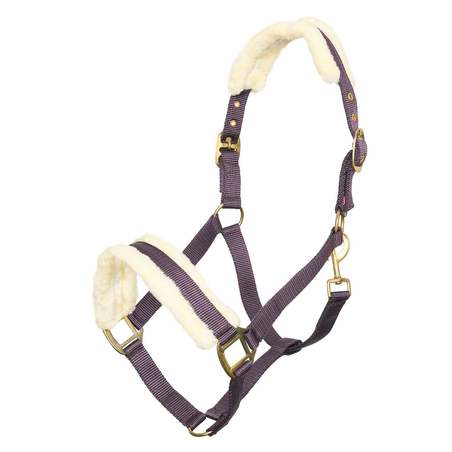 Imperial Riding Headcollar Irhclassic Fur Bordeaux