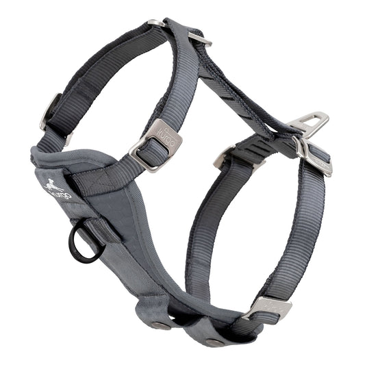 Kurgo Enhanced Strength Tru-fit Smart Harness - Charcoal