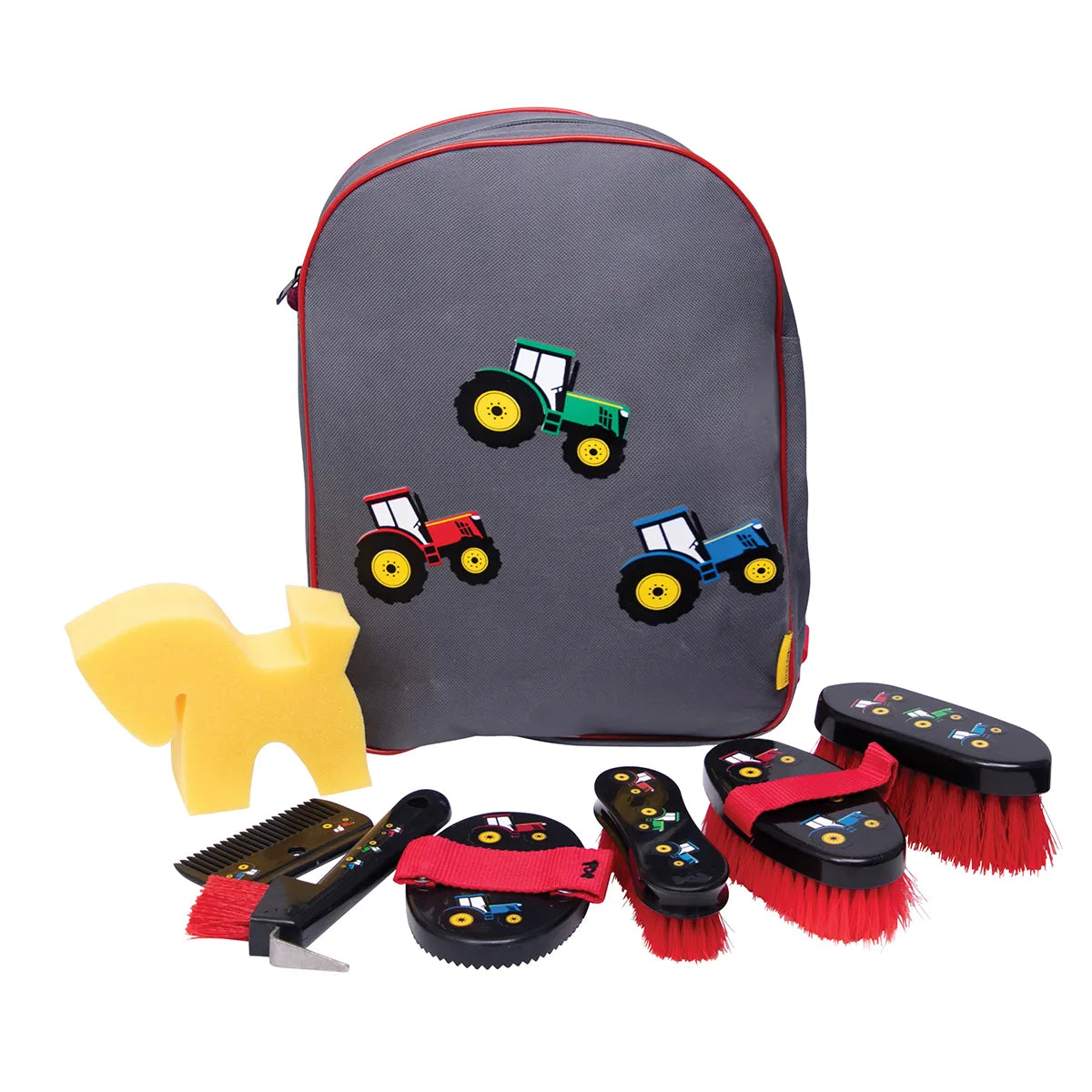 Tractor Collection Complete Grooming Kit Rucksack by Little Knight