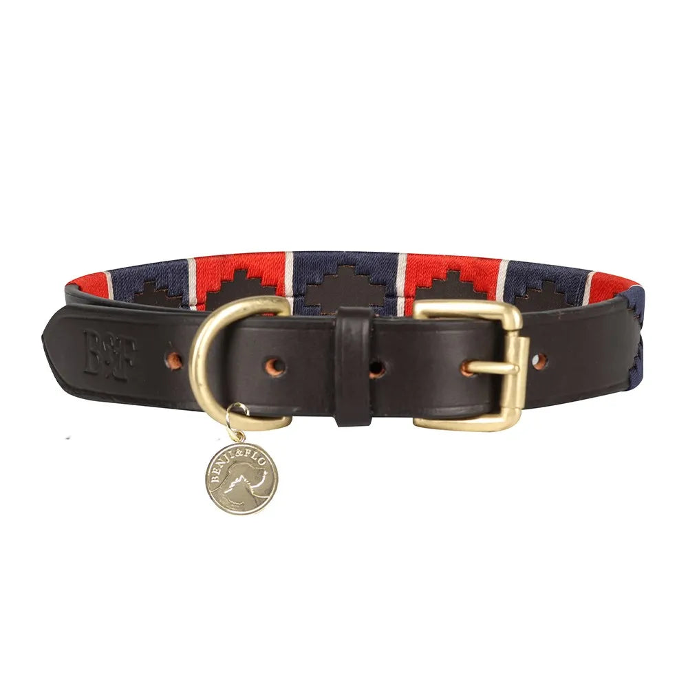 Benji & Flo Sublime Polo Leather Dog Collar