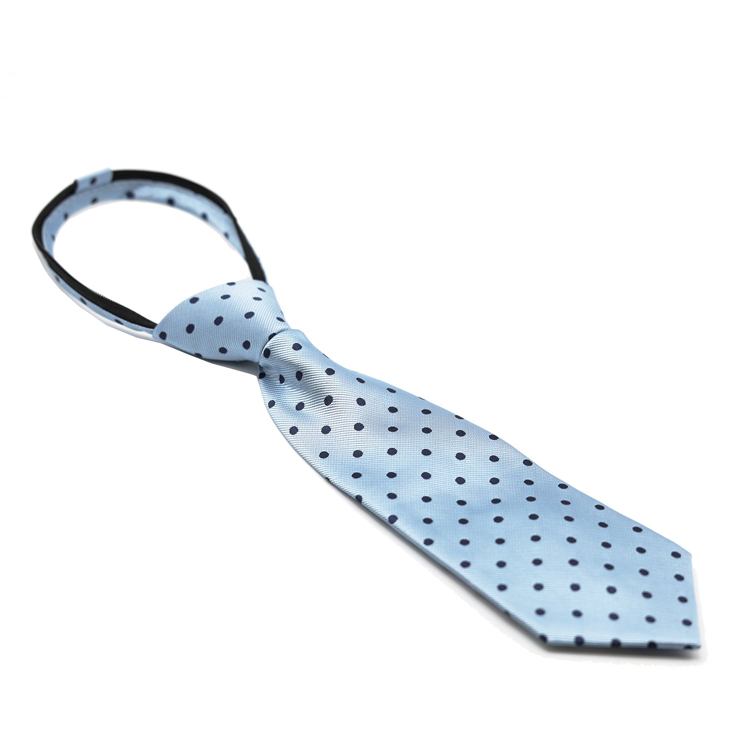 Polka Dot Zipper Tie - Junior - Available in 4 Colours