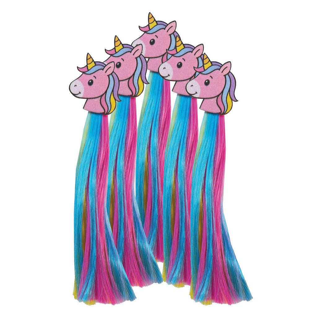 Unicorn Sparkle Horse Mane Tassels (5 Pack)