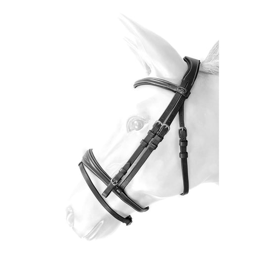 Whitaker Venice Bridle C/w Reins Black