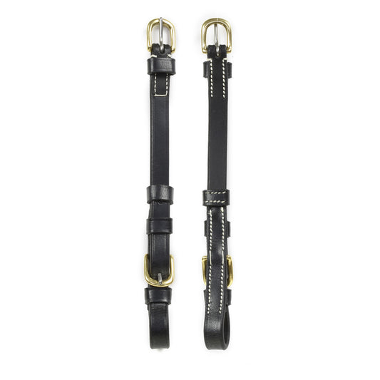 Whitaker Buckle Cheek Pieces Black