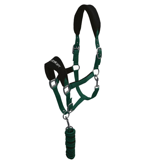 Whitaker Club Headcollar & Leadrope Set - Green