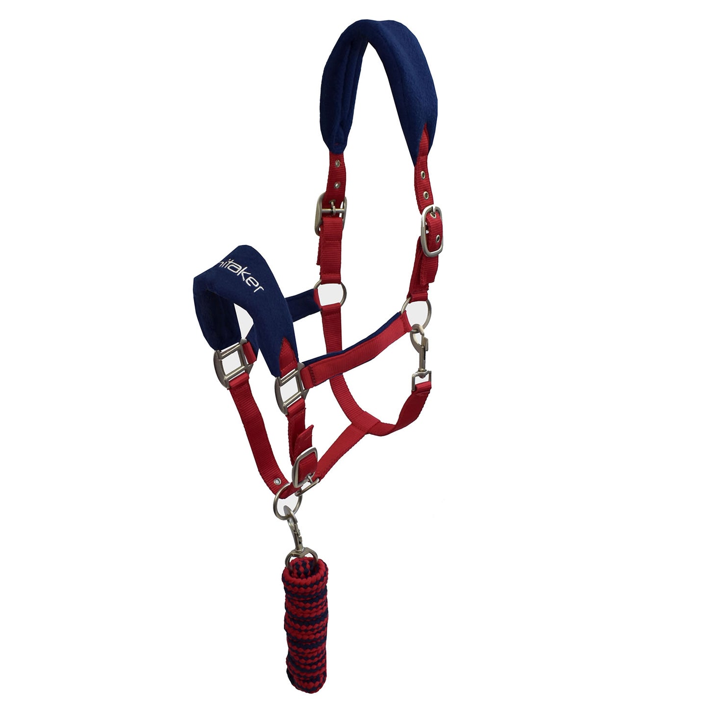 Whitaker Club Headcollar & Leadrope Set - Red