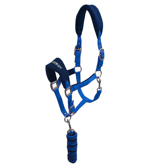 Whitaker Club Headcollar & Leadrope Set - Royal Blue