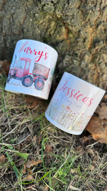 *Personalised* 1st Tractor Fund Money Jar