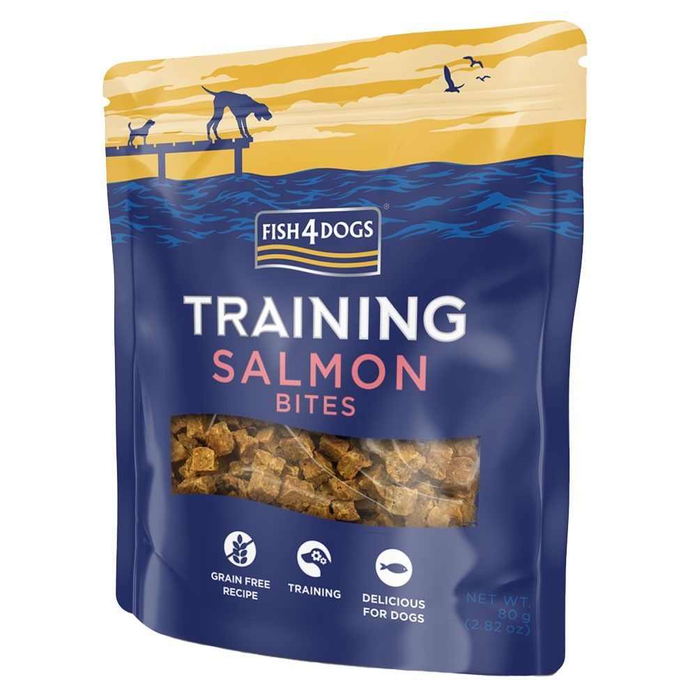 Fish4Dogs ADULT Salmon Bites Training Treats 80g