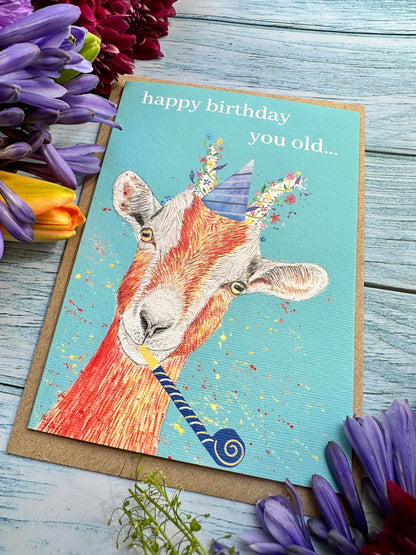 Birthday Old Goat |  Eco Friendly Gift Card