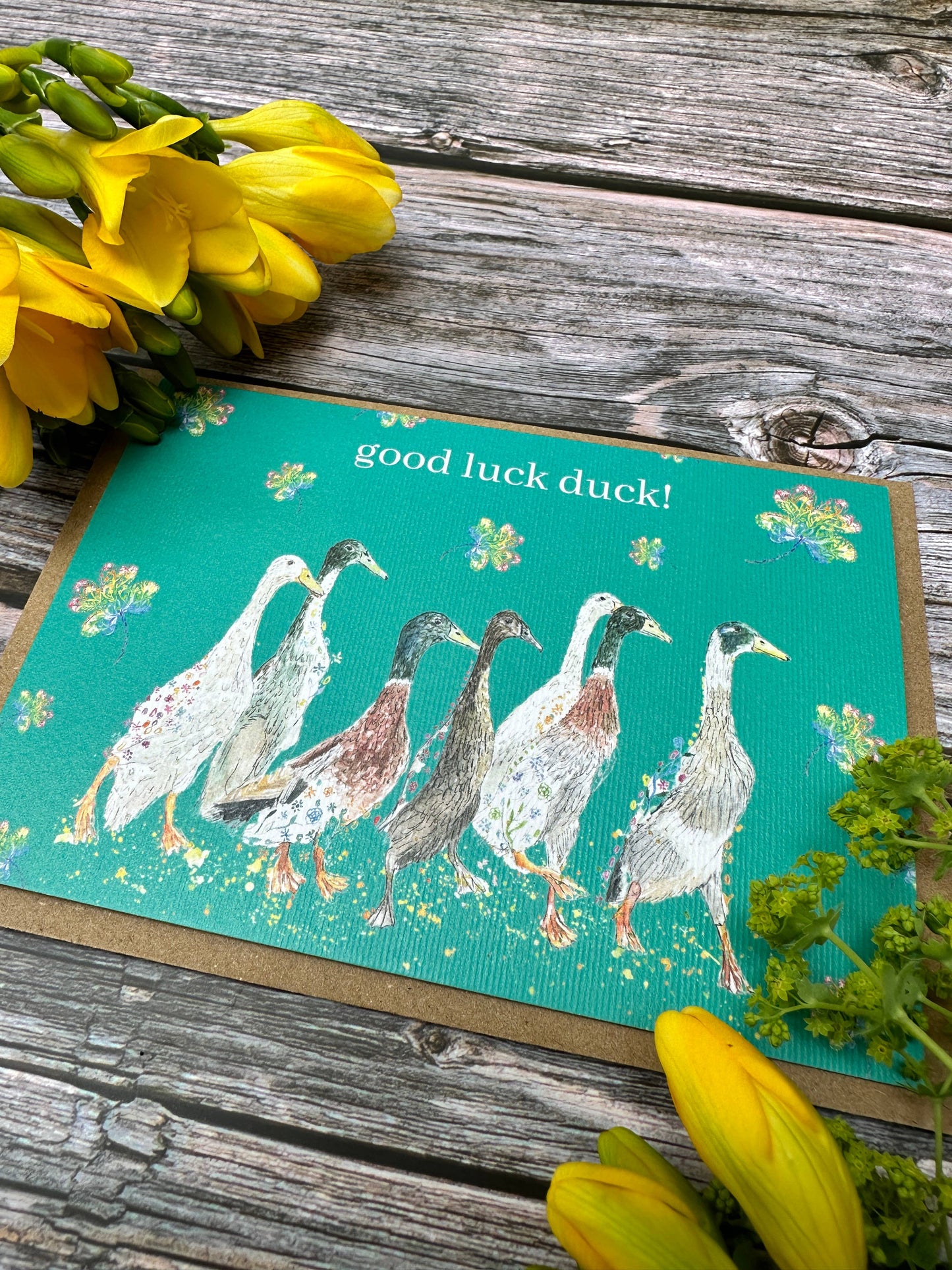 Good Luck Duck! | Eco Friendly Gift Card