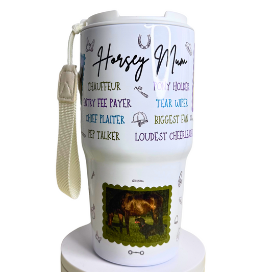 *Personalised* Horsey Mum 20oz Thermos