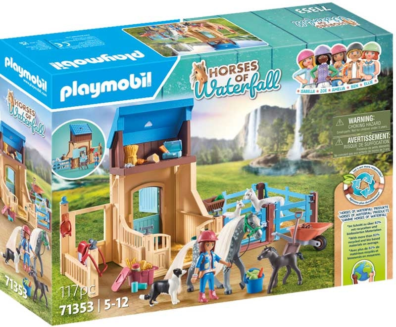 Playmobil Horses Of Waterfall - Amelia And Whisper Horse Stable