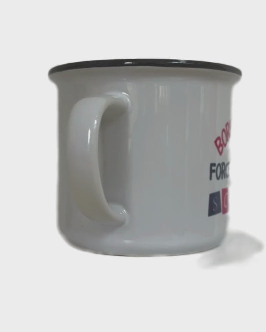 *Personalised* Born to Ride, Forced to go to School Children's Camping Mug