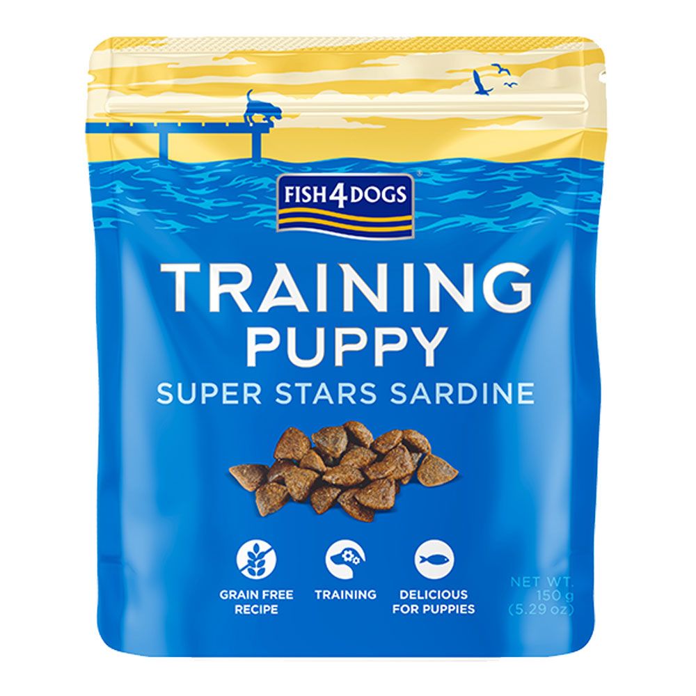 Fish4Dogs PUPPY Super Star Training Treats Sardine 150g