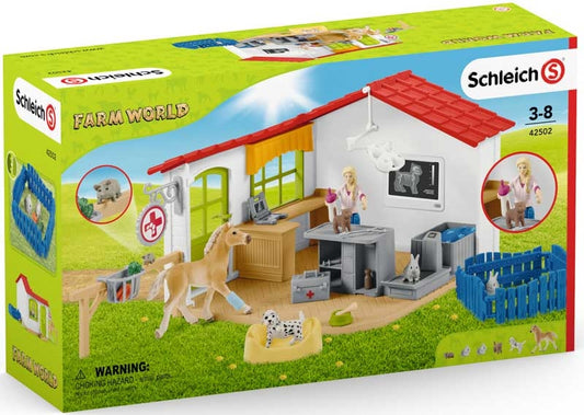 Schleich Veterinarian Practice With Pets